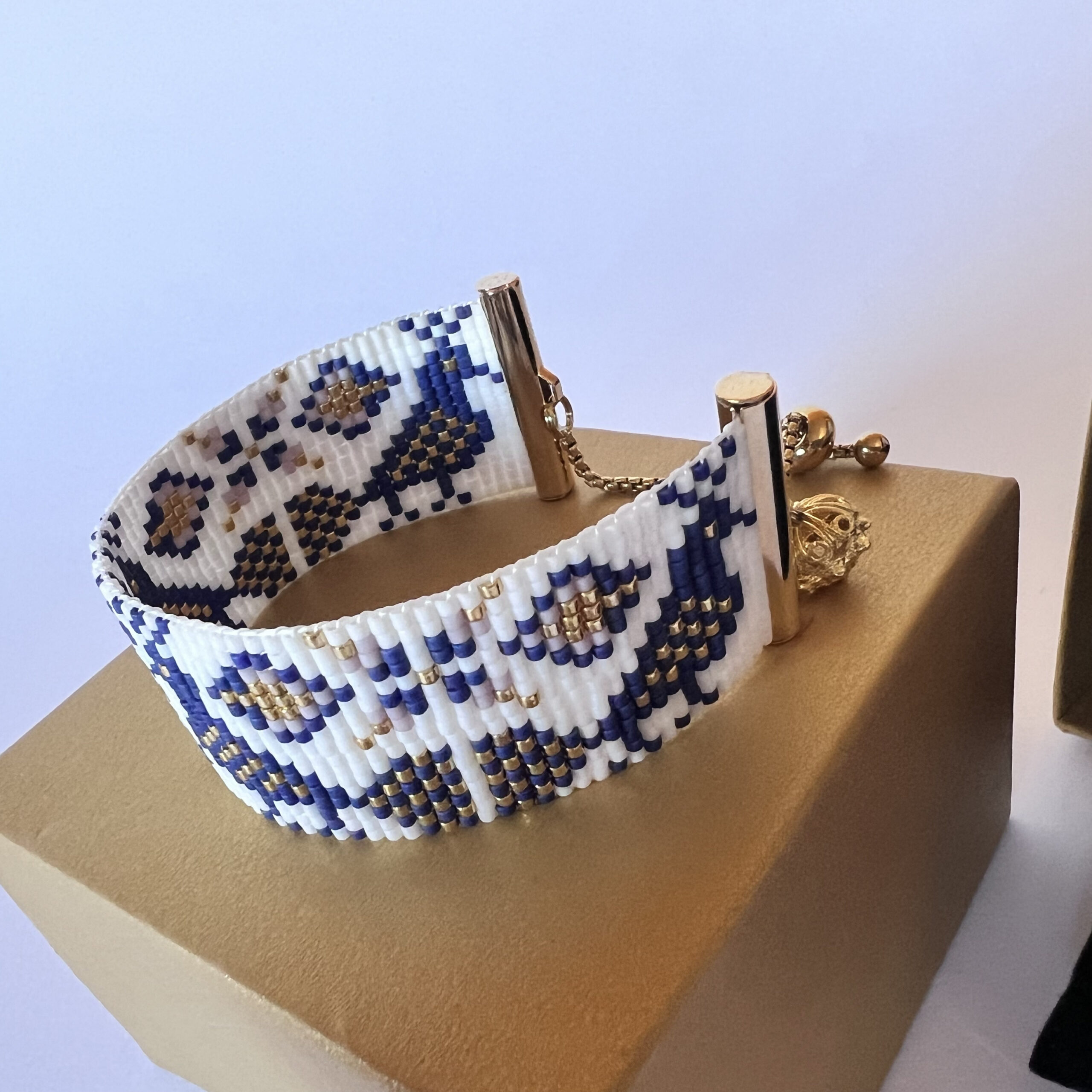 Bracciale pavoncella viola - immagine 4