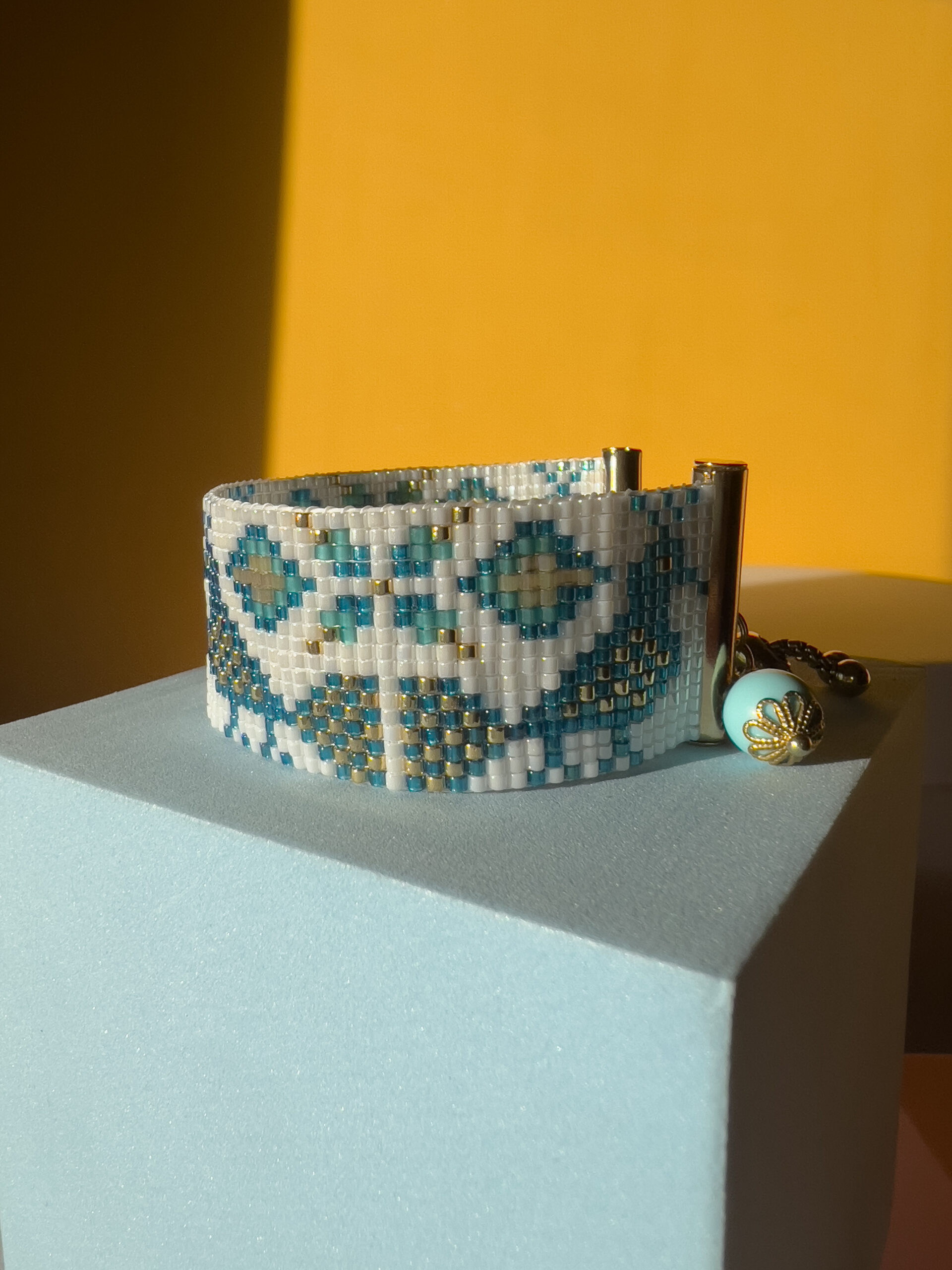 Bracciale pavoncella blu - immagine 5