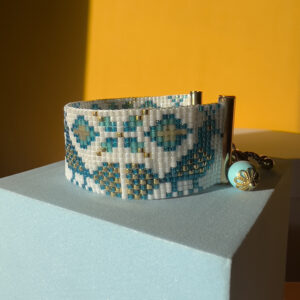 Bracciale pavoncella blu