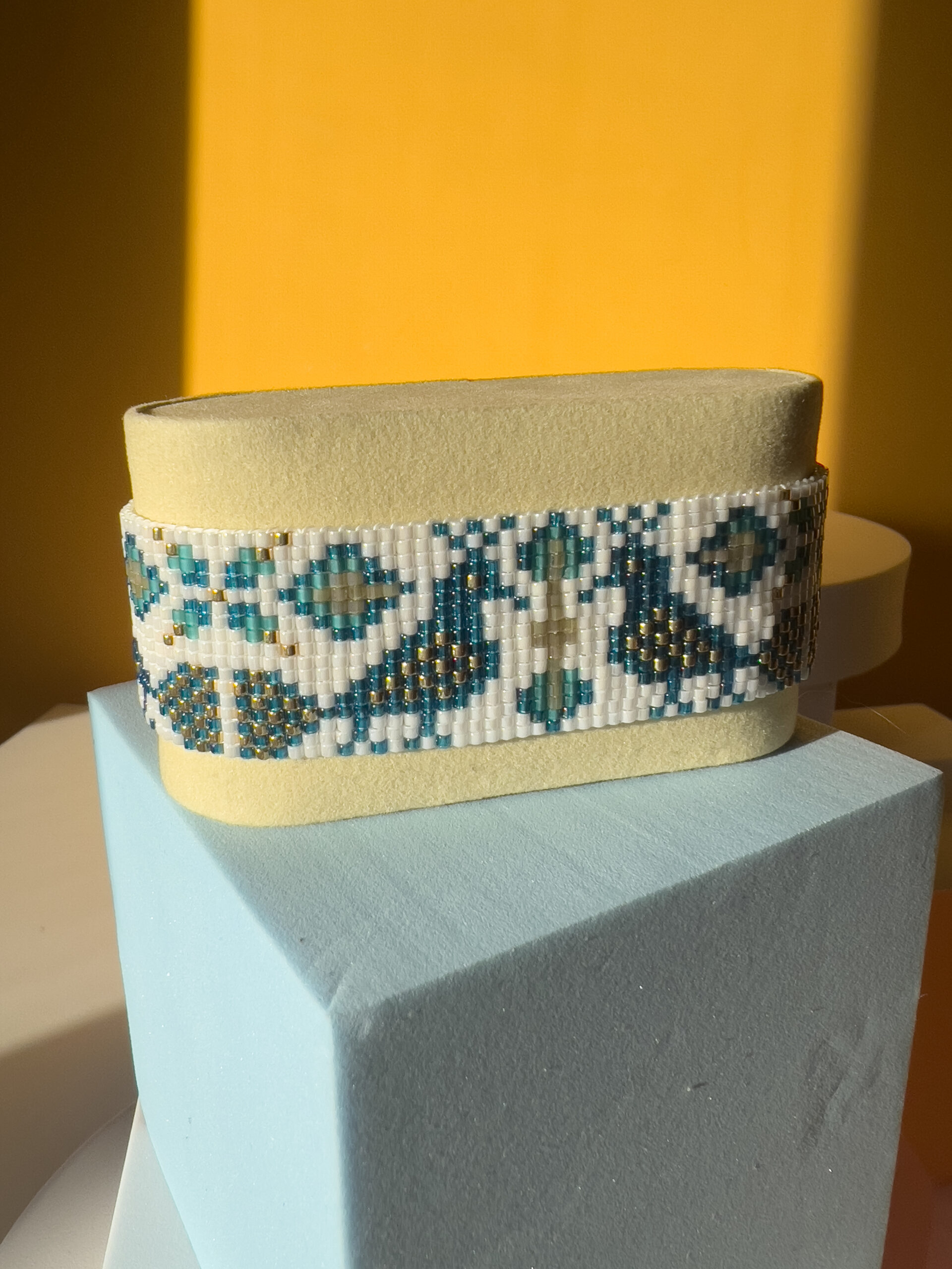 Bracciale pavoncella blu - immagine 4