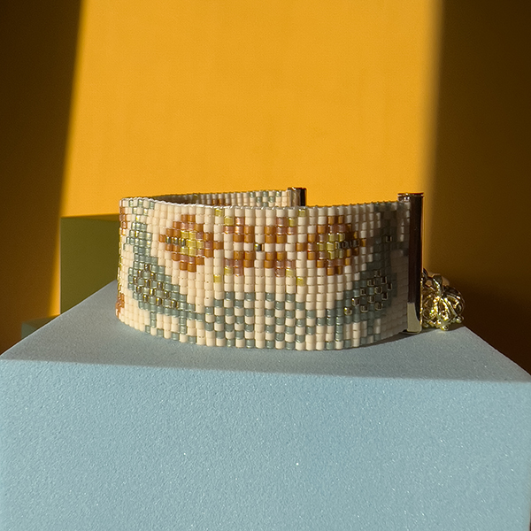 Bracciale pavoncella verde
