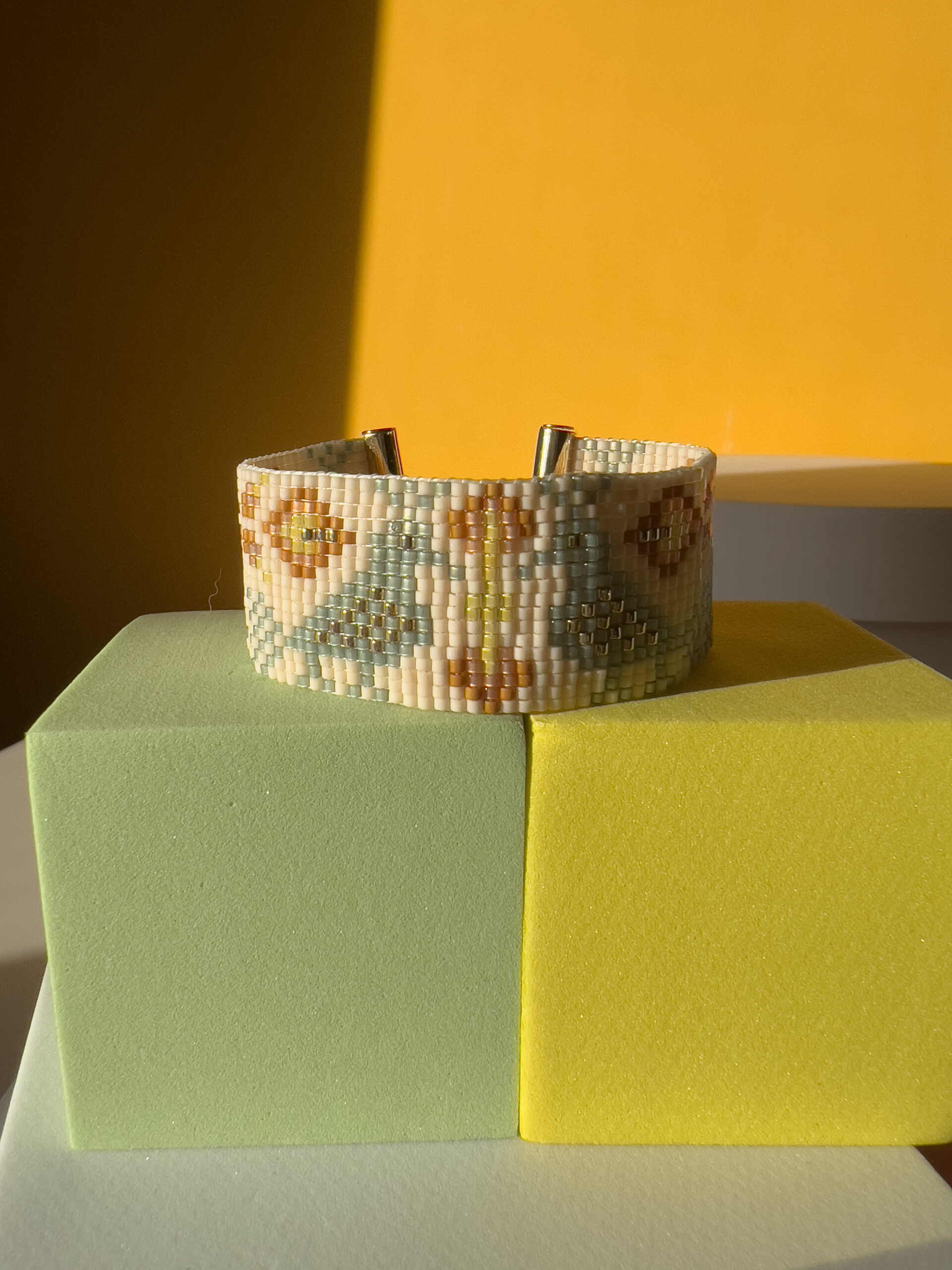 Bracciale pavoncella verde - immagine 3