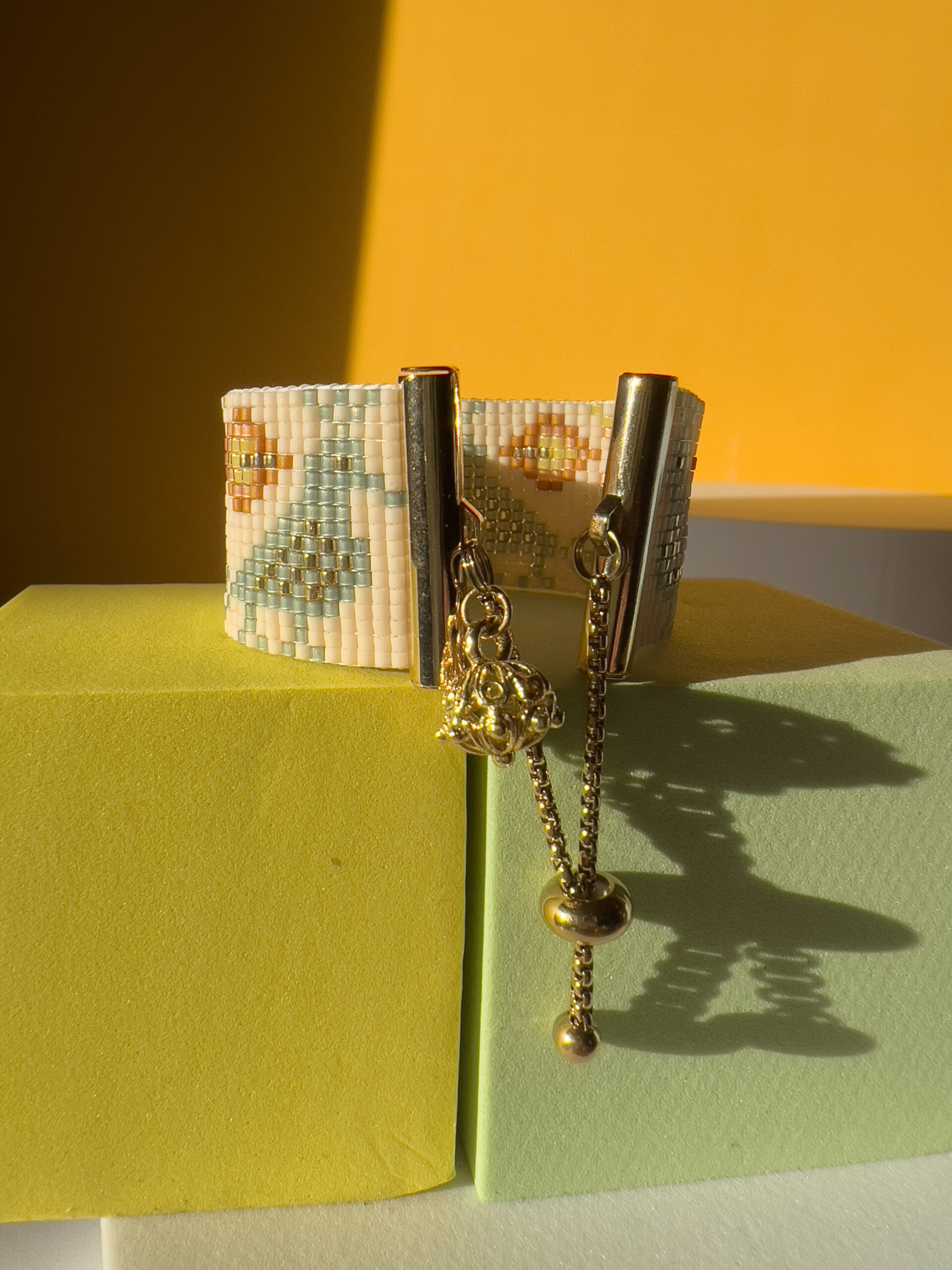 Bracciale pavoncella verde - immagine 4