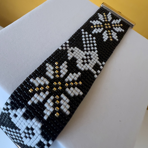 Bracciale pavoncella nero
